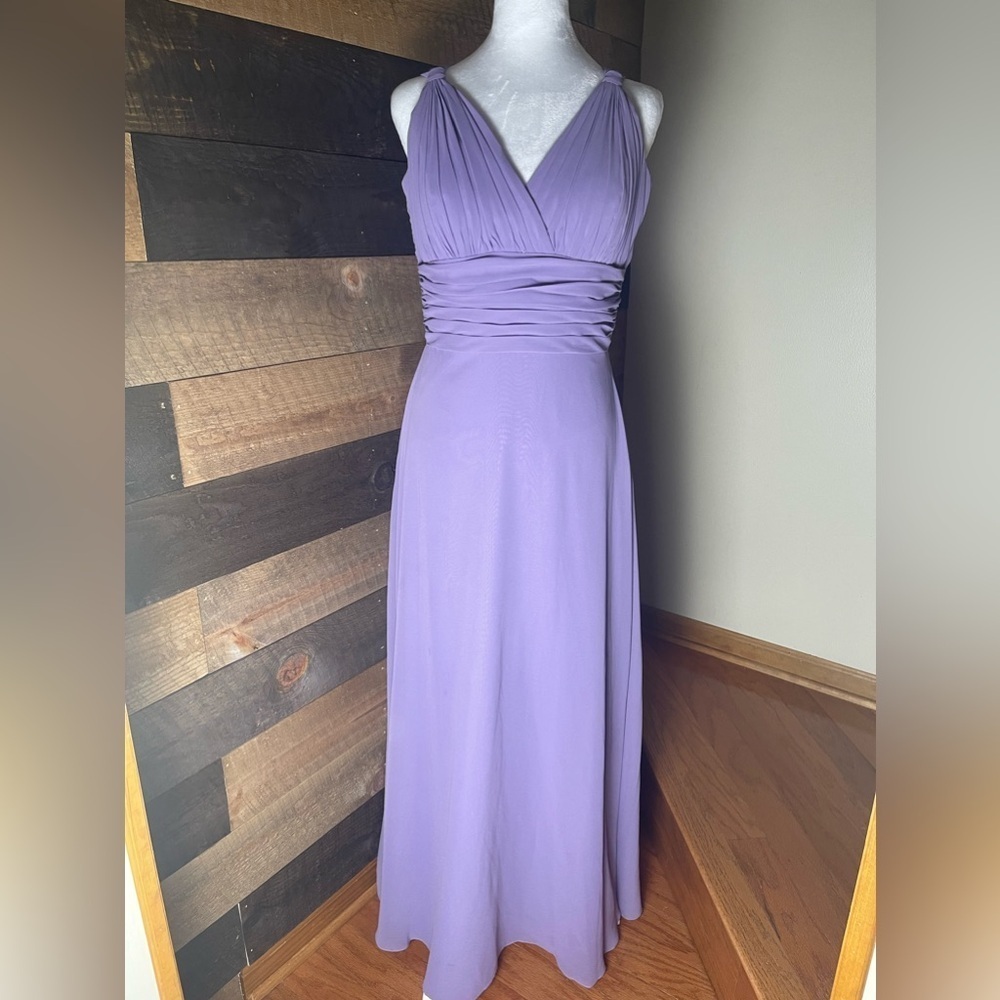 B2 Jasmine Light Purple Lavender Bridesmaid Prom Evening Dress Size 10